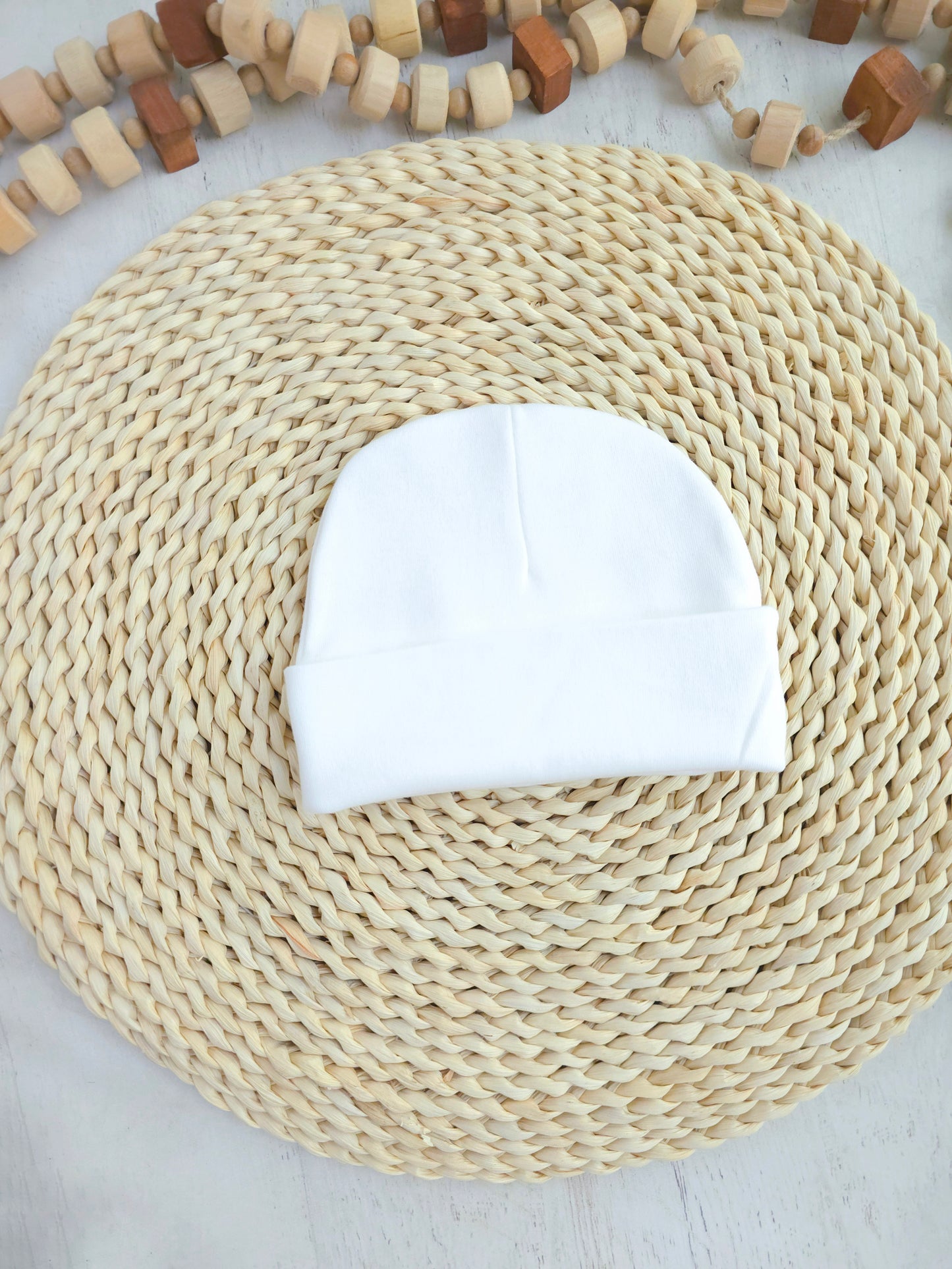 Blank Baby Romper | White