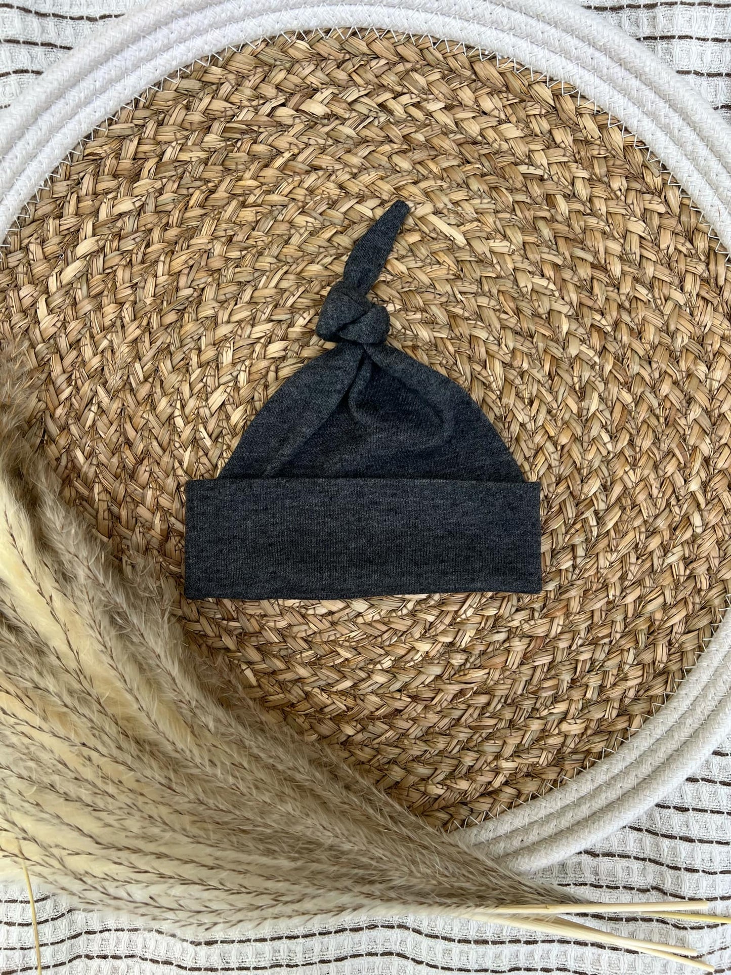 Blank Baby Romper | Charcoal Gray - Heather