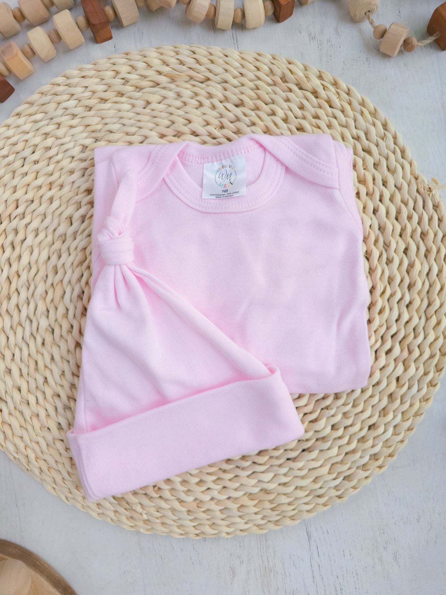 Blank Baby Romper | Pink