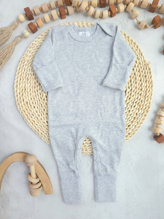 Blank Baby Romper | Gray