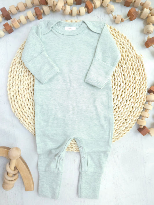 Blank Baby Romper | Sage Green