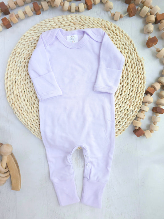 Blank Baby Romper | Lavender Purple