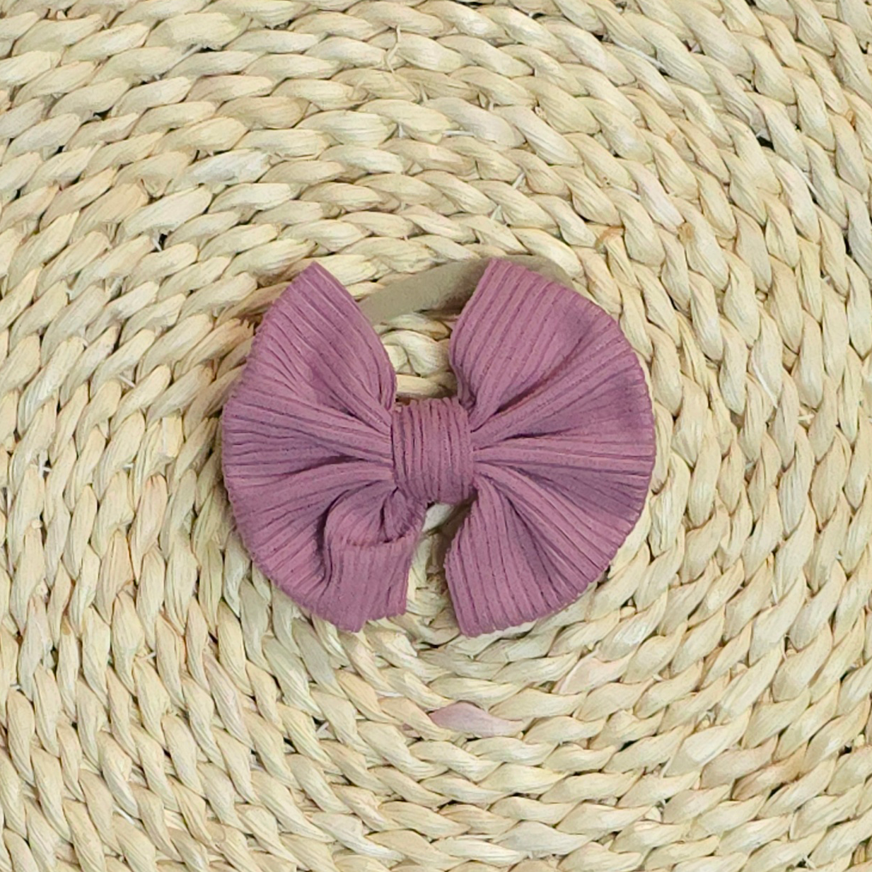 Handmade Baby Girl Bow | Matching Blank Rompers | Ellison Purple