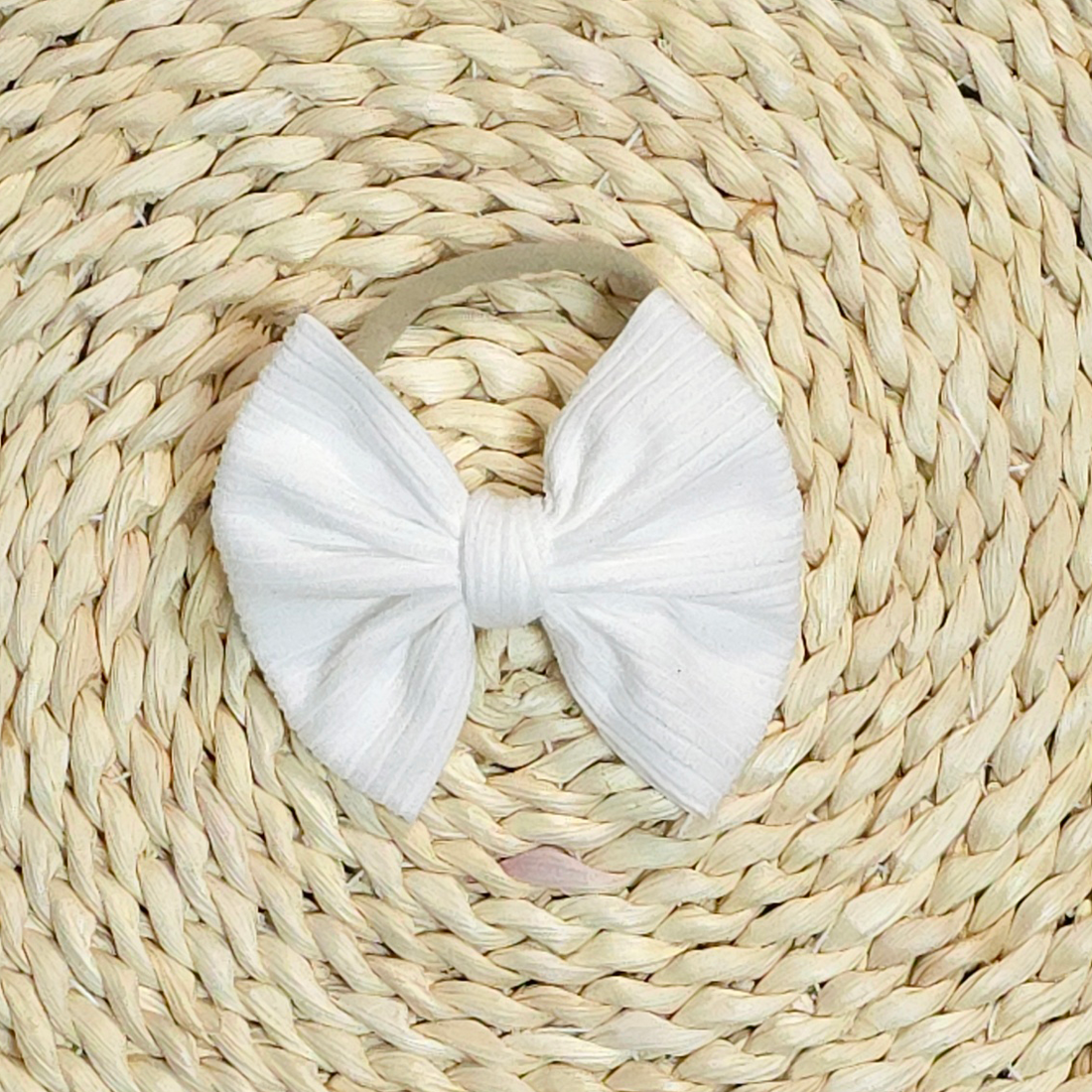Handmade Baby Girl Bow | Matching Blank Rompers | White – Blanks By ...